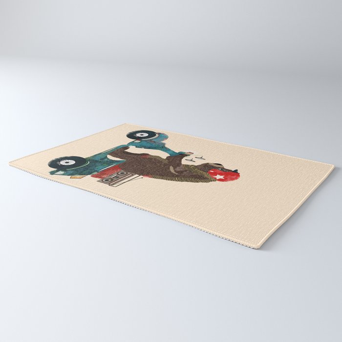 scooter bear Rug Gallery Image 3
