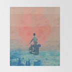 Looking right into the Eye of the Summer Throw Blanket Gallery Image 2