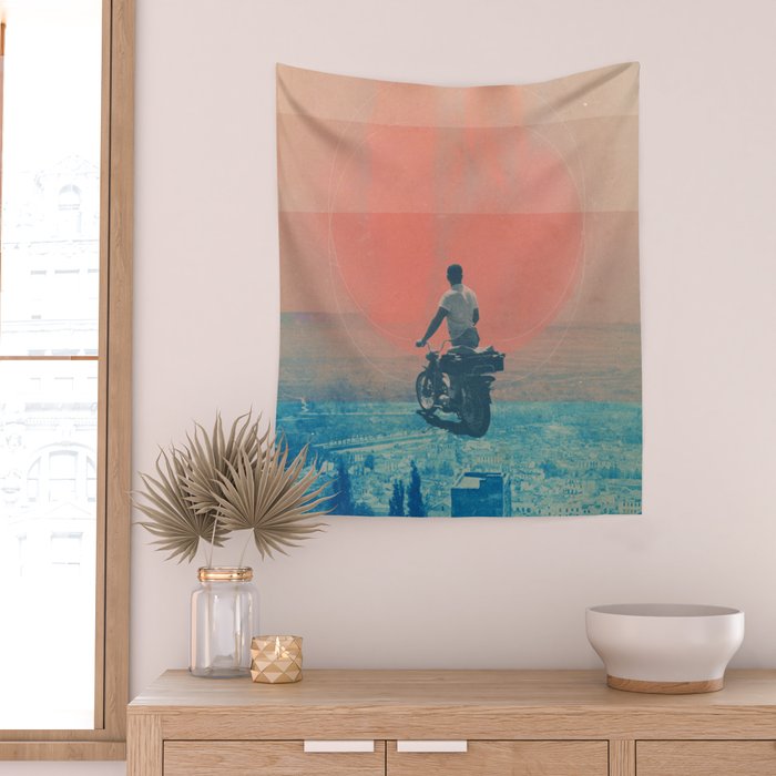 Looking right into the Eye of the Summer Wall Tapestry Gallery Image 2