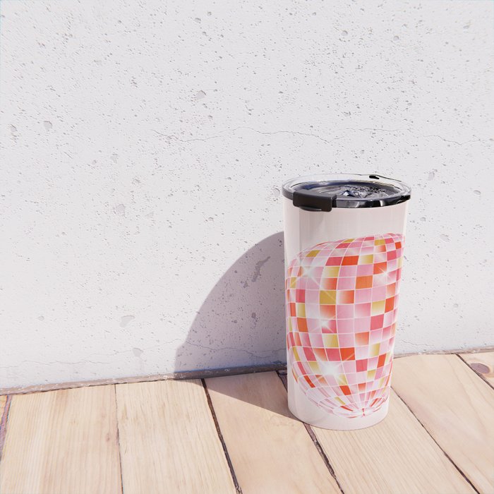 Candy Funk | Disco Ball: Peach Edition Travel Mug Gallery Image 4