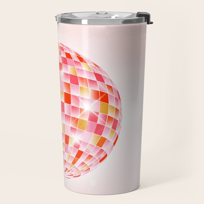 Candy Funk | Disco Ball: Peach Edition Travel Mug Gallery Image 2