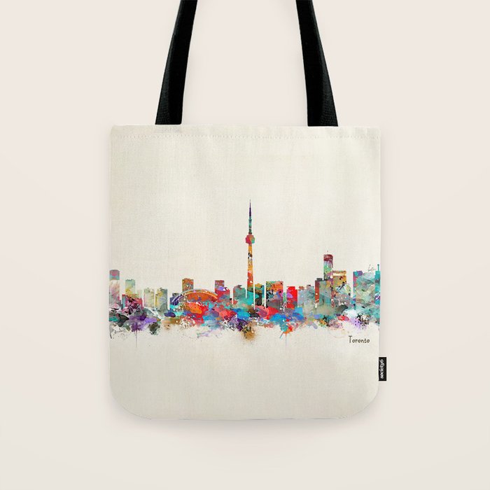 toronto canada skyline Tote Bag Gallery Image 1