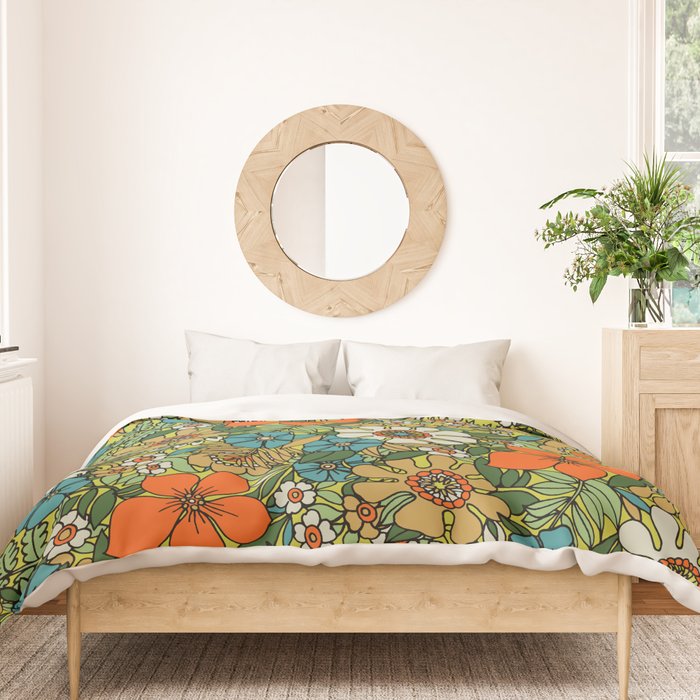 70s Plate Duvet Cover Gallery Image 3