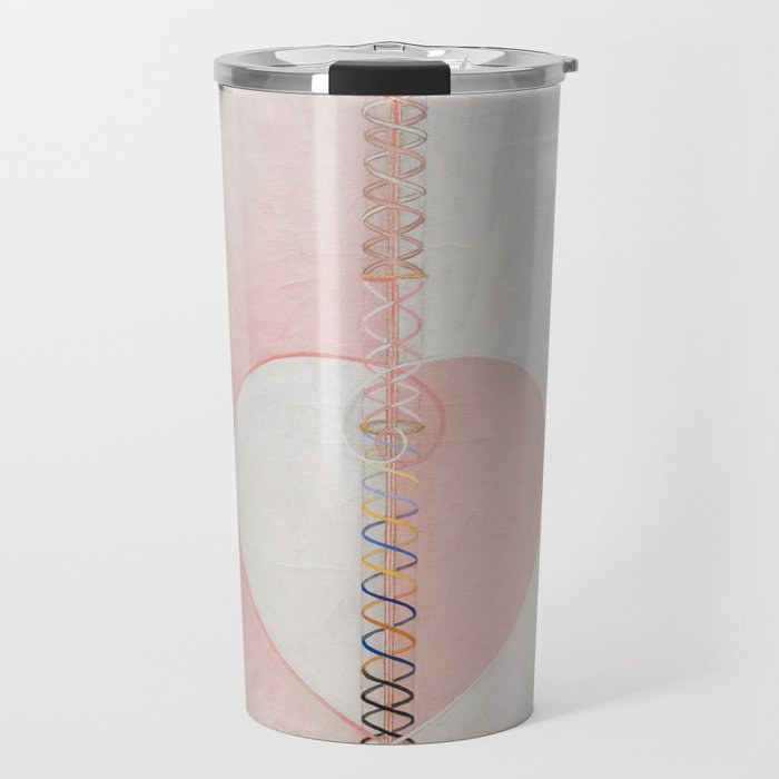"The Dove, No. 1" by Hilma af Klint (1915) Travel Mug Gallery Image 1