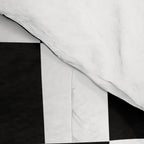 Retro black and white chackered pattern  Comforter Gallery Image 4