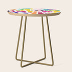 Candy In The Milky Way Galaxy Original Painting by Ejaaz Haniff Acrylic Painting Abstract Art Shapes Pattern Fun Colorful Shapes Side Table Gallery Image 1