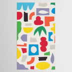 Playful Collage #3 Tablecloth Gallery Image 2