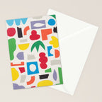 Playful Collage #3 Stationery Card Gallery Image 2