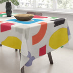Playful Collage #3 Tablecloth Gallery Image 3