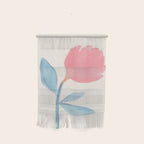 Peony Flower Gouache Illustration  Wall Hanging Gallery Image 1
