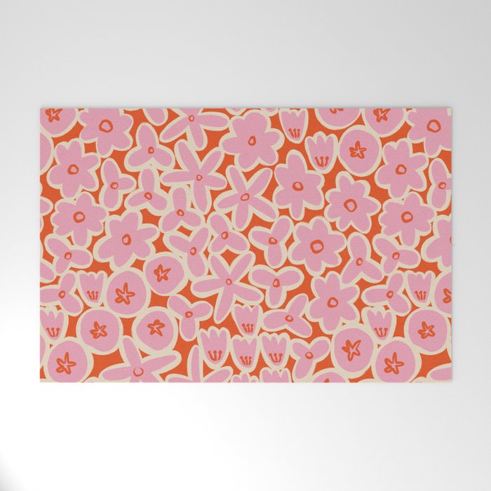 Vibrant Summer Pattern #2 Welcome Mat Gallery Image 1