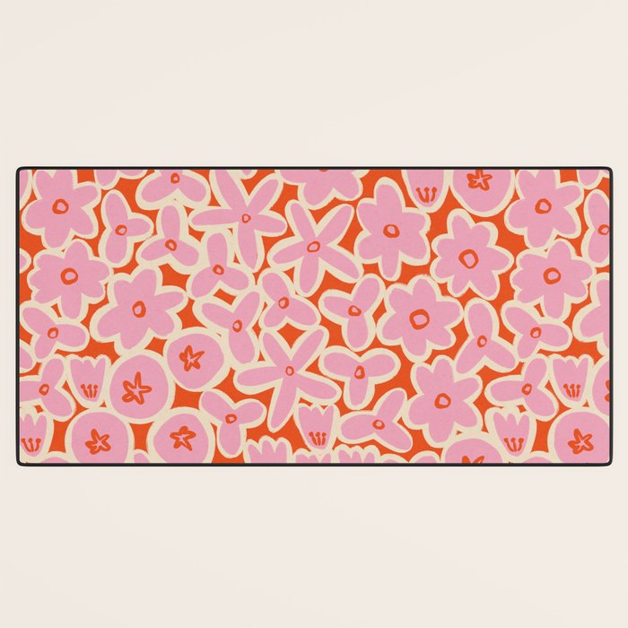 Vibrant Summer Pattern #2 Desk Mat Gallery Image 3