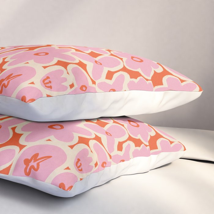 Vibrant Summer Pattern #2 Pillow Sham Gallery Image 3