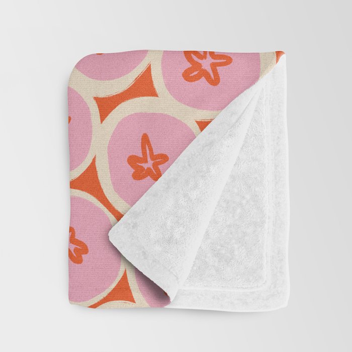 Vibrant Summer Pattern #2 Throw Blanket Gallery Image 3