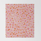 Vibrant Summer Pattern #2 Throw Blanket Gallery Image 2