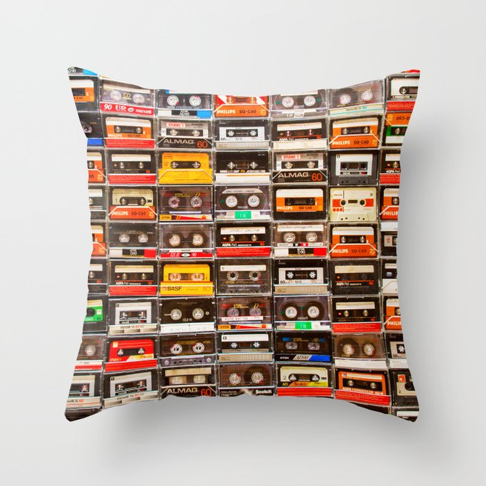 Something Nostalgic V - Music - Global Language #decor #society6 #buyart Throw Pillow Gallery Image 6