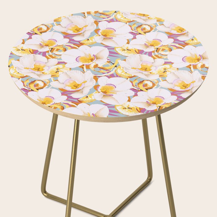 Lemons among the exotic flowers 4 Side Table Gallery Image 2