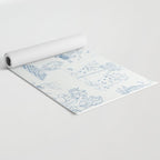 Alice in Wonderland Toile Blue Yoga Mat Gallery Image 2