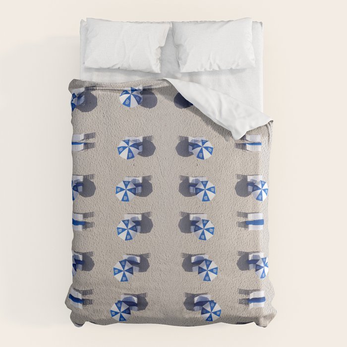 Beach Umbrellas Duvet Cover Gallery Image 6