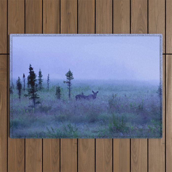 *At The End Of The Day* #society6 Outdoor Rug Gallery Image 1