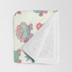 Cactus tortoise Throw Blanket Gallery Image 3