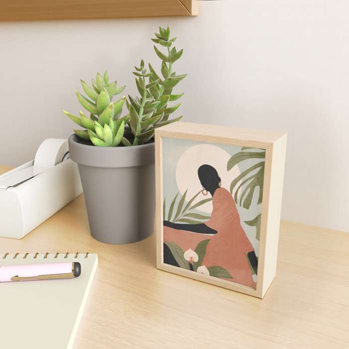 Tropical Girl 21 Mini Art Print Gallery Image 2