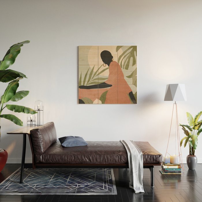 Tropical Girl 21 Wood Wall Art Gallery Image 2