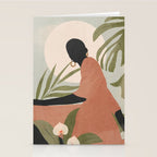 Tropical Girl 21 Stationery Card Gallery Image 2