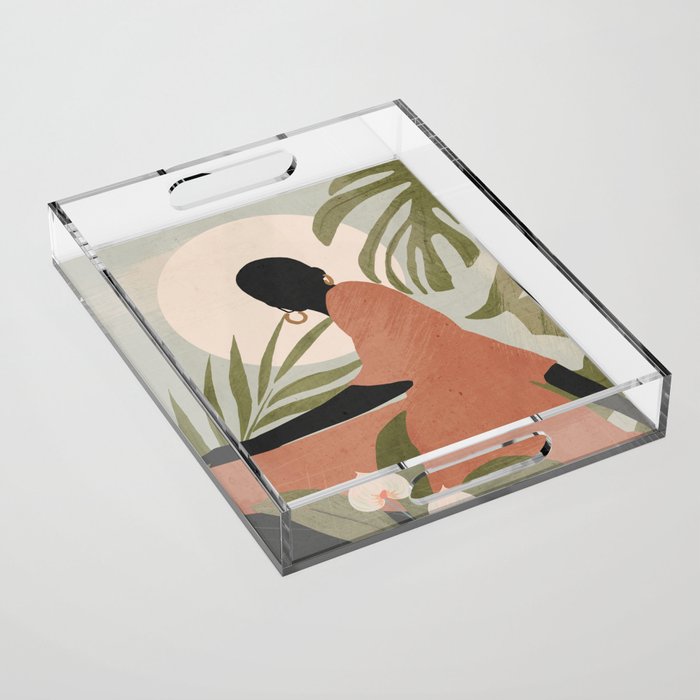 Tropical Girl 21 Acrylic Tray Gallery Image 1