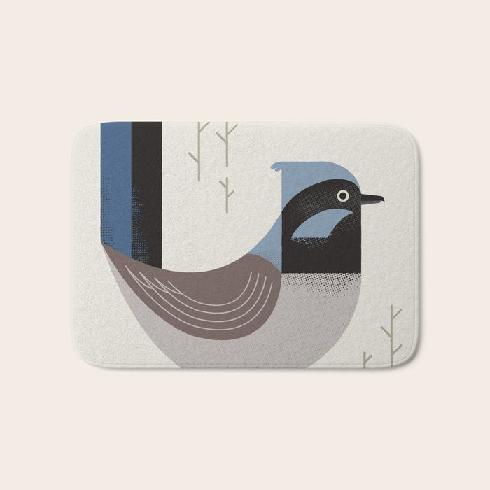 Superb Fairywren, Bird of Australia Bath Mat Gallery Image 1