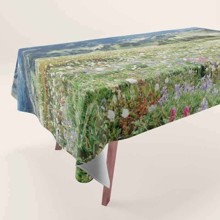 Wildflower Meadow Tablecloth Gallery Image 1