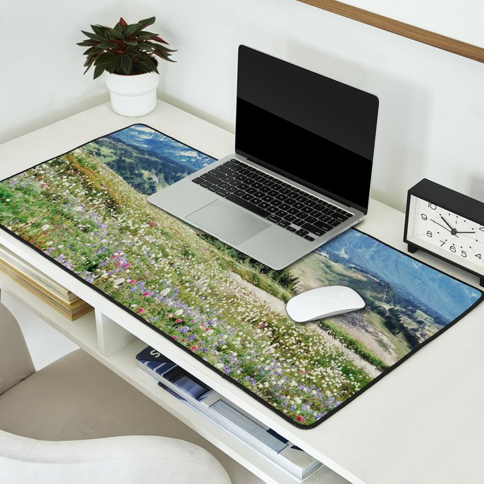 Wildflower Meadow Desk Mat Gallery Image 2