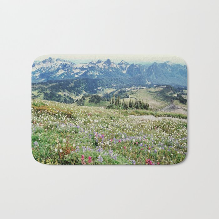 Wildflower Meadow Bath Mat Gallery Image 1