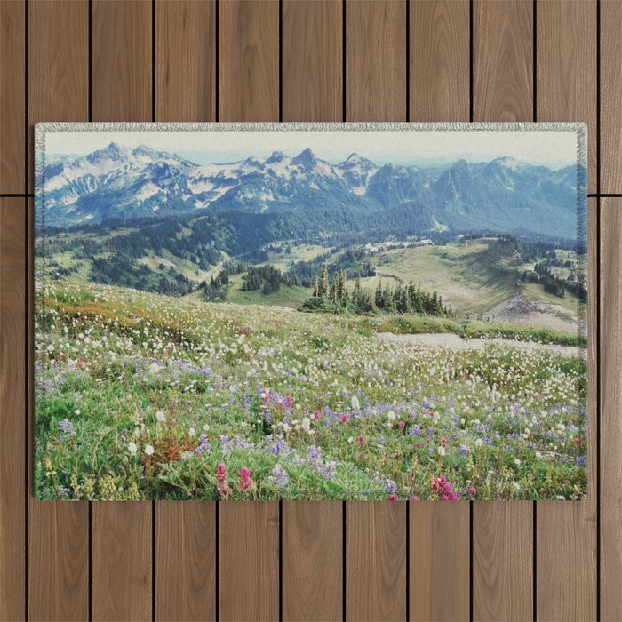 Wildflower Meadow Outdoor Rug Gallery Image 1
