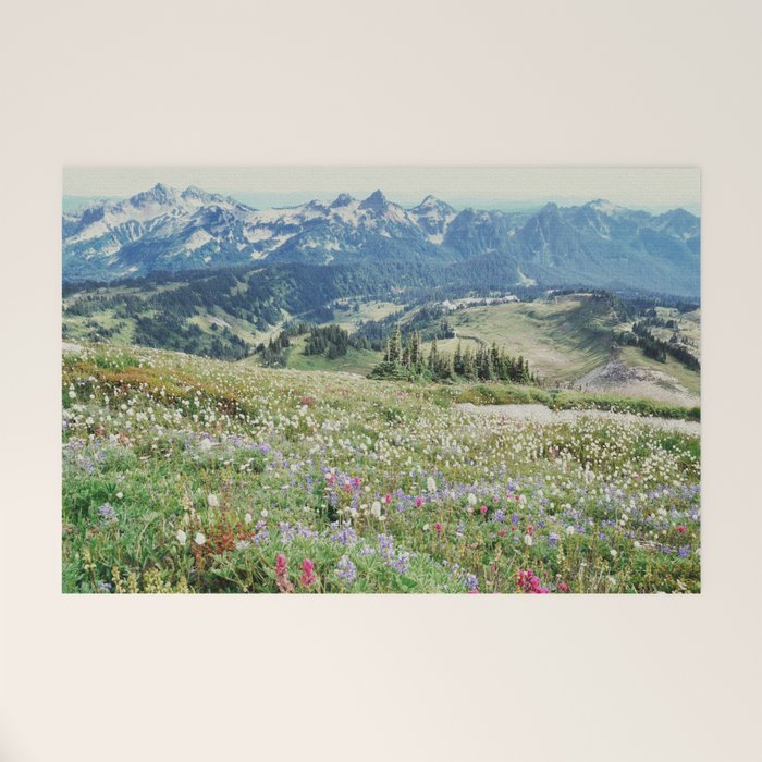 Wildflower Meadow Welcome Mat Gallery Image 1