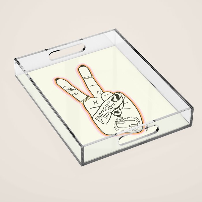 PISCES Acrylic Tray Gallery Image 1