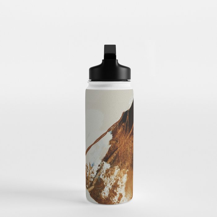 abstract mountains, rustic orange sunrise Water Bottle Gallery Image 3