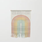 Gradient Arch XIV Pastel Mid Century Modern Rainbow Wall Hanging Gallery Image 1