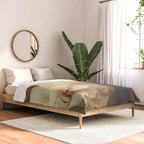 Floral Luxury In Twilight Sepia Peach Comforter Gallery Image 2