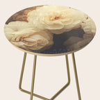 Floral Luxury In Twilight Sepia Peach Side Table Gallery Image 2