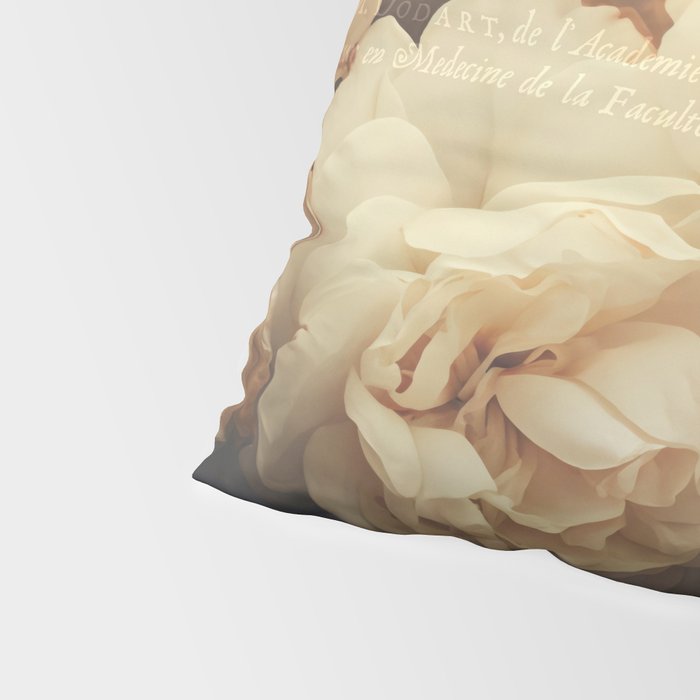 Floral Luxury In Twilight Sepia Peach Pillow Sham Gallery Image 4