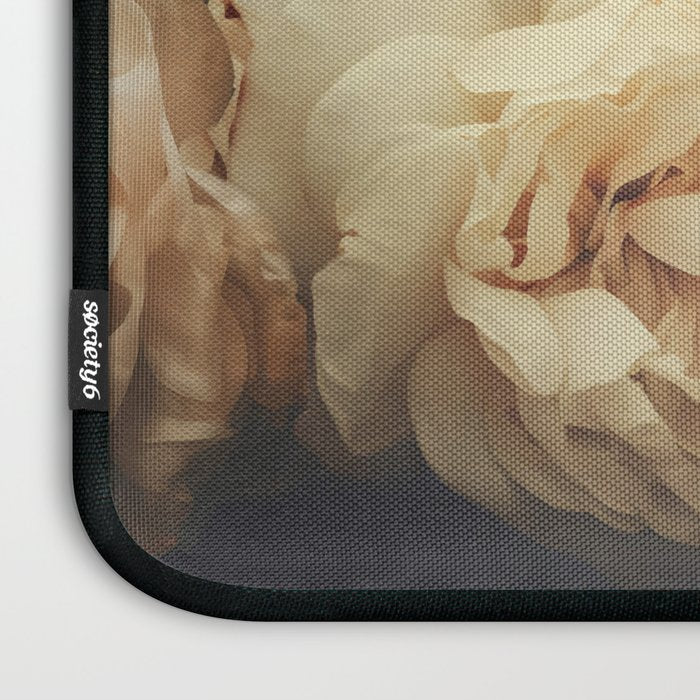 Floral Luxury In Twilight Sepia Peach Laptop Sleeve Gallery Image 3