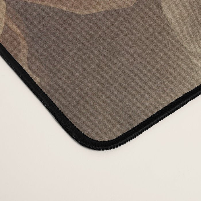 Floral Luxury In Twilight Sepia Peach Desk Mat Gallery Image 4