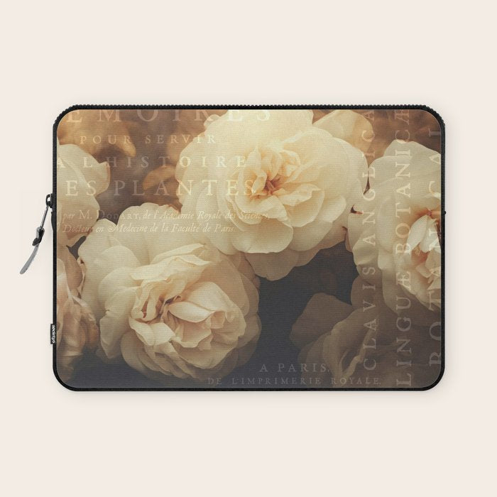 Floral Luxury In Twilight Sepia Peach Laptop Sleeve Gallery Image 1