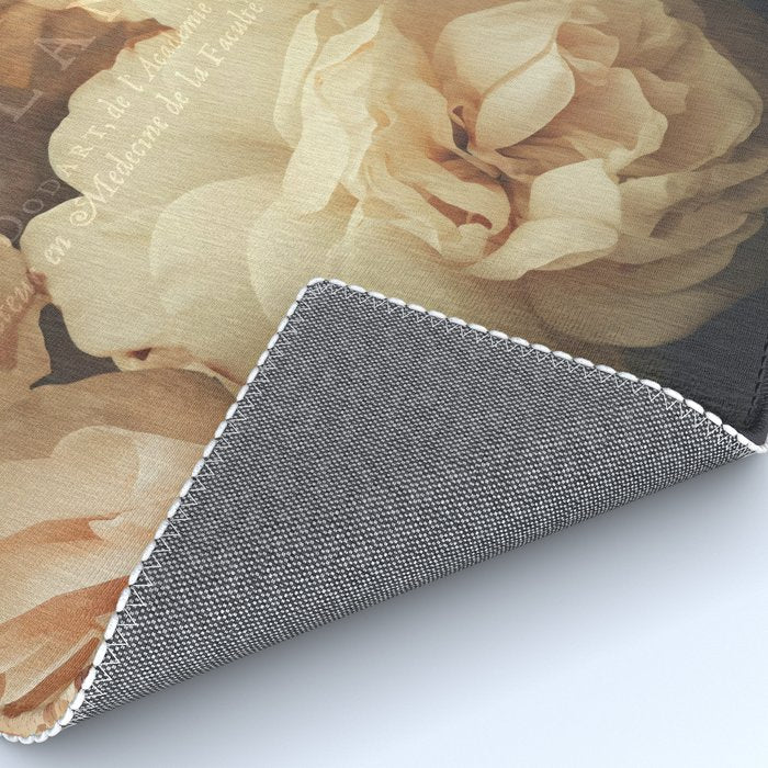 Floral Luxury In Twilight Sepia Peach Rug Gallery Image 4