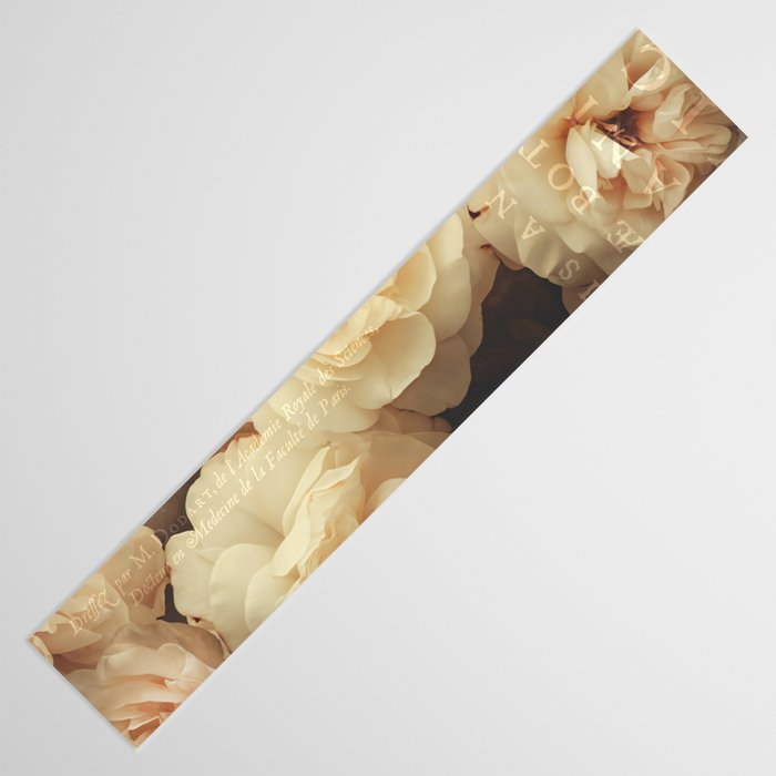 Floral Luxury In Twilight Sepia Peach Table Runner Gallery Image 3