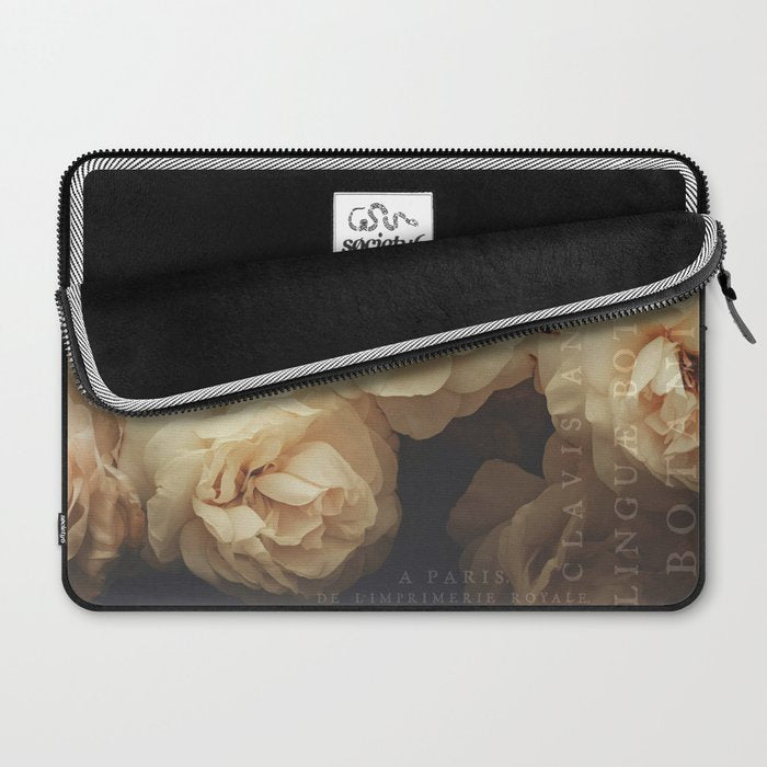 Floral Luxury In Twilight Sepia Peach Laptop Sleeve Gallery Image 2