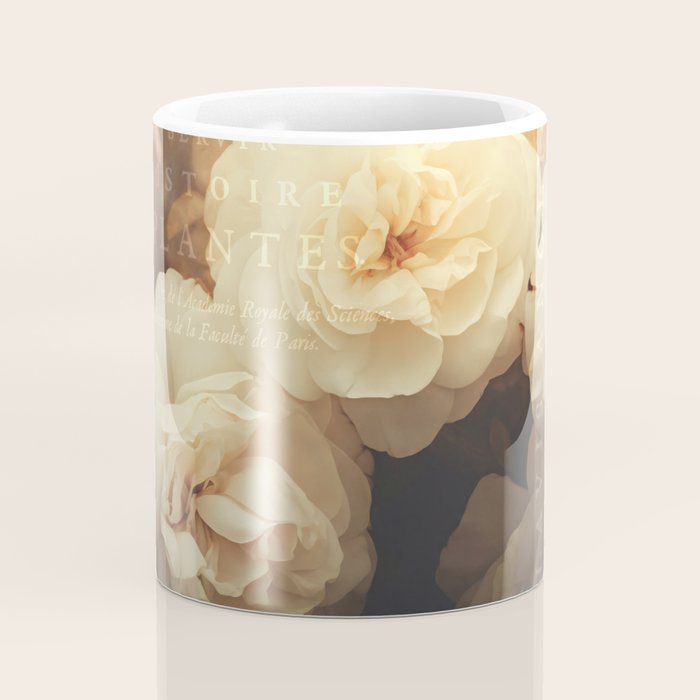 Floral Luxury In Twilight Sepia Peach Coffee Mug Gallery Image 4