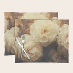 Floral Luxury In Twilight Sepia Peach Placemat Gallery Image 1