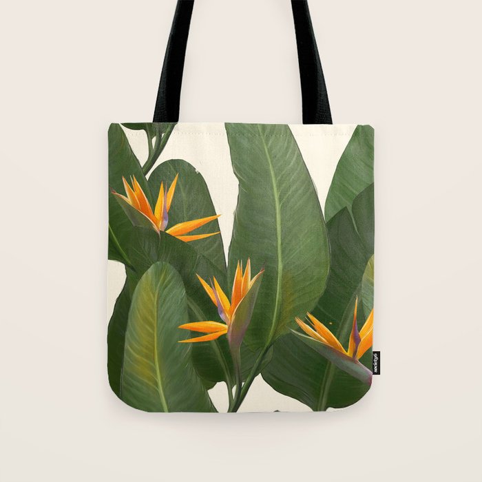 tropical floral Tote Bag Gallery Image 1